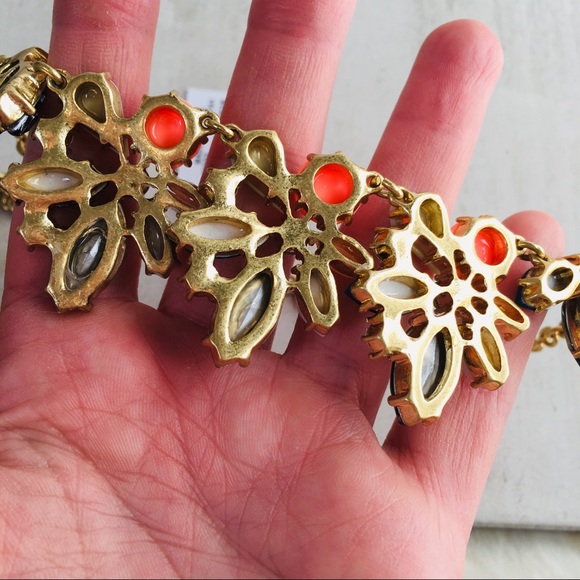 J. CREW Asymmetrical Clusters Statement Necklace - Picture 7 of 8